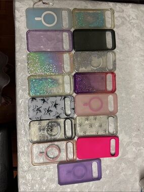 A LOT OF 25 cases. Mixed Color Phone Case Collection - Compatible Protect
